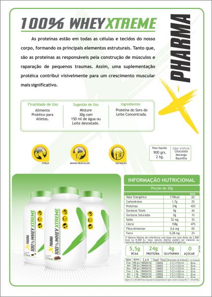 Whey Protein X Pharma 2kgs